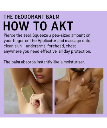 AKT Deodorant Balm | Gender-Free Natural Deodorant | Plastic-Free & Aluminium-Free | 50ml SC.05 COLUMBIA ROAD, Amber Violet Tonka - Buy Online on GoSupps.com