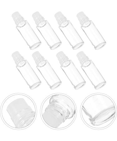 Minkissy 20Pcs Mini Empty Loose Powder Bottles - Clear 3ml Glass Containers for Cosmetic Glitter & Eye Shadow - Travel-Friendly Design - Buy Online on GoSupps.com