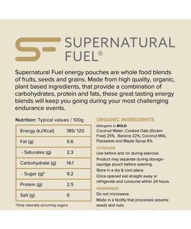 Supernatural Fuel: Organic Vegan Energy Blends for Endurance Sports - Natural Alternative to Gels and Bars - Buy Online on GoSupps.com