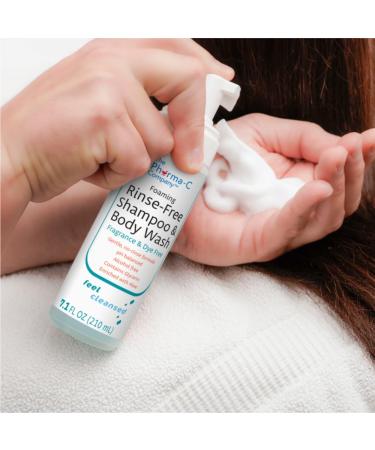 Buy Pharma-C Foaming Rinse Free Shampoo & Body Wash - Waterless No-Rinse Formula for Gentle Cleanliness - Fragrance & Dye Free Hospital Tested - International Shipping Available - Buy Online on GoSupps.com