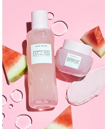 Glow Recipe Watermelon Glow Hyaluronic Clay Pore-Tight Facial Mask | Exfoliating & Hydrating Formula to Minimize Pores & Even Skin Tone (60ml) - Buy Online on GoSupps.com