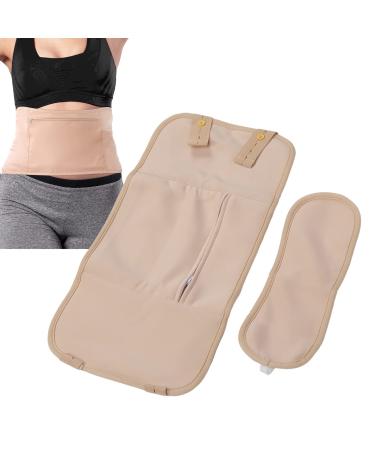 Casting oil packs for liver detoxification reusable pack with organic diacinus oil waist and neck wrap for thyroid dirt-free and washable oil not included