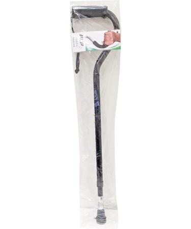 PCP Adjustable Standard Offset Handle Cane Bariatric Foam Grip Wrist Strap Black - Buy Online on GoSupps.com