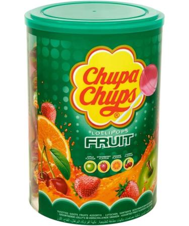 Chupa Chups Tubo of 100 Fruit Dummies (1.2 kg) - Buy Online on GoSupps.com