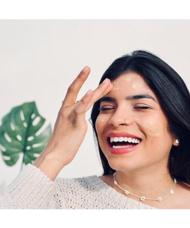 Suntribe Natural Mineral Day Cream SPF 20-40 ml Organic - 100% Natural Tinted Vegan & Non-comedogenic - Almond & Jojoba Oil - Sensitive Skin - Winner Beauty Shortlist Awards 2022 - Buy Online on GoSupps.com
