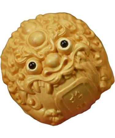 Lurrose 5-St Ornament - Chinese Feng Shui Peach Wood Bagua Decoration Key Rings & Coin Boxwood Massage - Buy Online on GoSupps.com