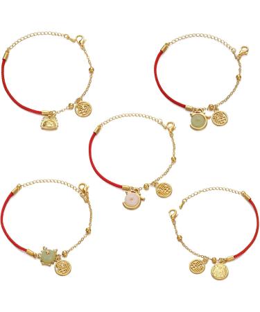 Shop Oralgos Fashionable Adjustable Zodiac Bracelets | Unique Animal Sign & Lucky Kite Pendants - Buy Online on GoSupps.com
