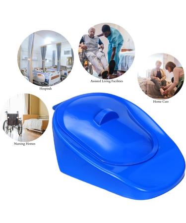 Bed Pan for Men Women Fracture Bedpan Female Urinal Spill Proof Bedpans with Lid for Bed Bound Patient Elderly Home - Buy Online on GoSupps.com
