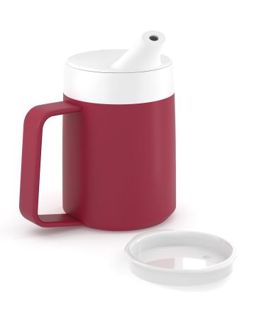 JFA Supplies 1 Handle 165ml Red Adult Drinking Mug/Drinking Cup/Sippy Cup/Non Spill Cup