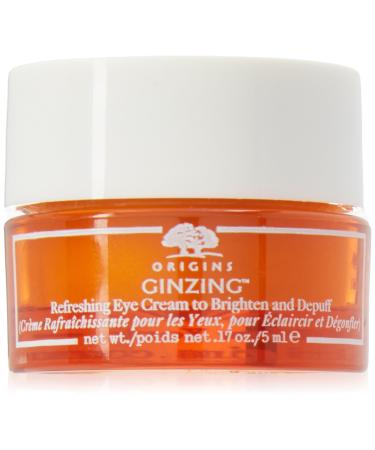 Origins Ginzing Refreshing Eye Cream to Brighten and Depuff 0.17oz/5ml (Packaging May Vary)