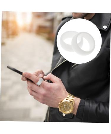 Toddmomy 8pcs Silicone Ring Out Door Decor Couples Ring Men Ring Rubber Men's Finger Ring Sports Lovers - Buy Online on GoSupps.com