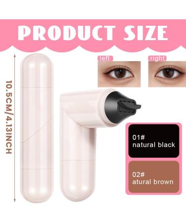 NHPY 2 Pieces Eyeliner Stamps Wing Tip Pen Water Resistant Double Eyeliner Stencil Smudge Resistant AllWeather Eyeliner Makeup for All Eye Shapes for Parties Travel - Buy Online on GoSupps.com
