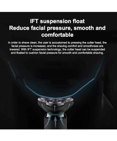 GeRRiT Electric Hair Shaver for Men - Waterproof Rotary Razor Rechargeable USB LED Display - Buy Online Internationally - Buy Online on GoSupps.com