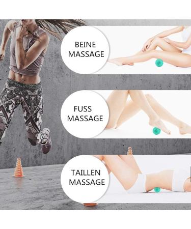 Emwel Massage Ball Set - Foot Roller & Hedgehog Balls for Plantar Fasciitis Relief Stress Reduction & Relaxation - Ship Internationally - Buy Online on GoSupps.com
