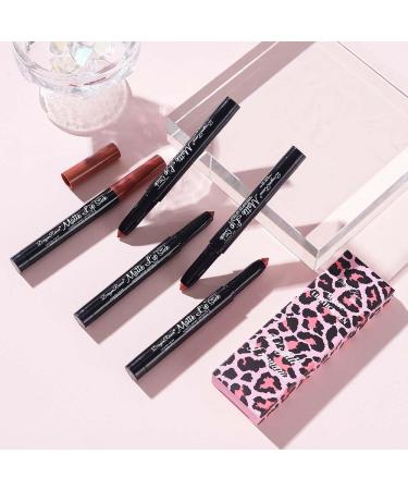 3 PCS Matte Lipstick Set - High Pigment Red Pink Lip Stain | Long Lasting No Fade Lip Pens for Ladies & Girls | Portable Lip Makeup for Festivals - Buy Online on GoSupps.com