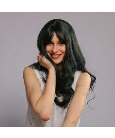 Buy Long Black Synthetic Wig for Women - Brazilian Wavy & Curly Cosplay Styles | 50s 60s 70s 80s Vintage Looks - Buy Online on GoSupps.com