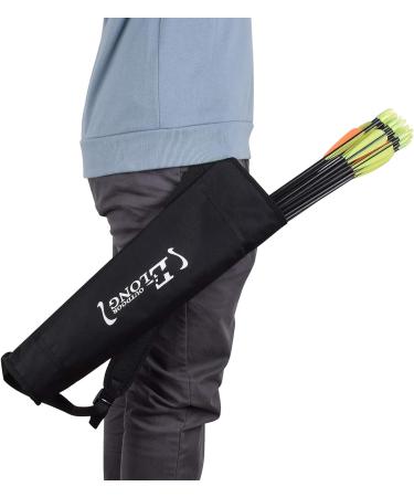 EOUS Youth Archery Arrow Holder Quiver - Hip & Back Waist Side Clip Arrows Bag in Black - Buy Online on GoSupps.com
