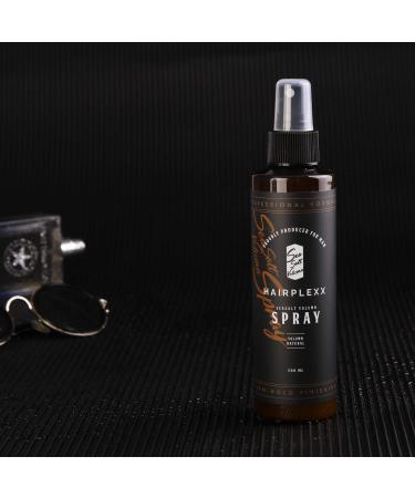 Hairplexx Sea Salt Volume Hair Spray for Men - Natural Volumizing Hair Look | Matte Finish, Mild Hold | Paraben-Free | 200ml/6.7oz - Unscented - Buy Online on GoSupps.com