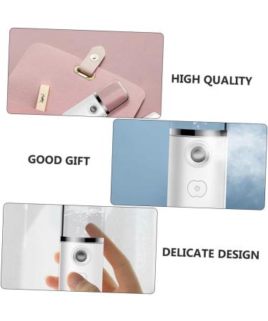 Healeved Hydrating Instrument Nano Mist Sprayer Portable Face Steamer Nano Face Steamer Abs White - Buy Online on GoSupps.com