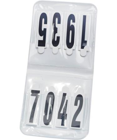 Buy Busse Start Numbers OVAL - 4-Digit White Safety Pins for International Shipping - Buy Online on GoSupps.com