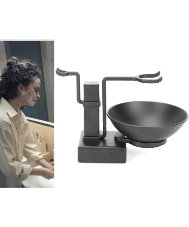 Premium Shaving Brush Holder Bowl | Stylish Black Soap Dish for Men | International Shipping Available - Buy Online on GoSupps.com