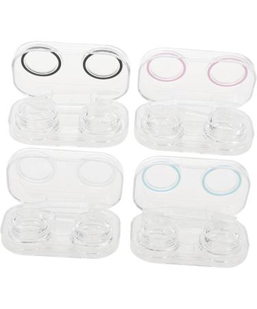 Solustre 8-Piece Contact Lens Storage & Makeup Organizer - Portable Containers & Glasses Case for Travel - Ideal for Cosmetic Items - Buy Online on GoSupps.com