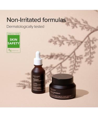 Mary&May Idebenone + Blackberry Complex Intensive Facial Moisturizer Cream 2.46 Fl Oz | Hydrating, Elasticity & Skin Barrier Support | EWG Green Certified - Buy Online on GoSupps.com