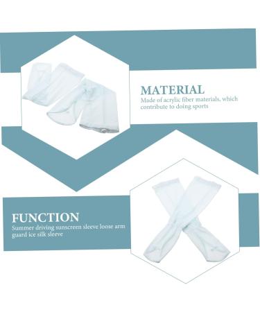 1 Paire Manchons de Bras t Uv Protection Loose Respirants pour Cyclisme Course Activit s Ext rieures Bleu - Buy Online on GoSupps.com