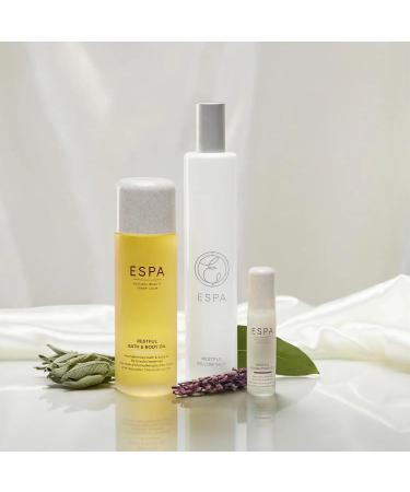 Buy ESPA Restful Bath & Body Oil 100ml | Lavender Clary Sage & Eucalyptus - Relax & Rejuvenate | International Shipping Available - Buy Online on GoSupps.com