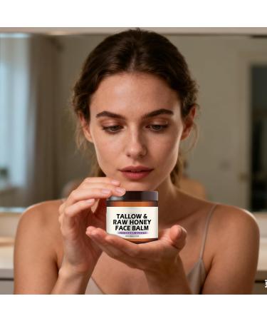Honey Face Care - Moisturizing Face Cream 60g Natural Organic Non-Greasy Dry Skin Men Women - For Dry Skin Men Winter Night Travel Seniors Home Body - Buy Online on GoSupps.com
