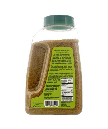 Florida Crystals Turbinado Sugar 44oz (2 Pack) - Natural Sweetener & Sugar Substitute - Buy Online on GoSupps.com