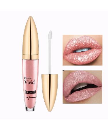 Rosarden Glitter Lip Gloss - Shimmer Metallic Waterproof Lipstick for Lips, Eyes, Cheeks - Sparkly Glitter Liquid Lipstick - Buy Online on GoSupps.com