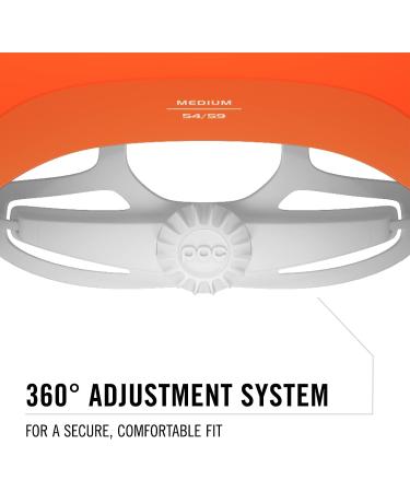 POC Ventral Air MIPS Road Cycling Helmet - L/59-62cm, Fluorescent Orange Avip - Buy Online on GoSupps.com