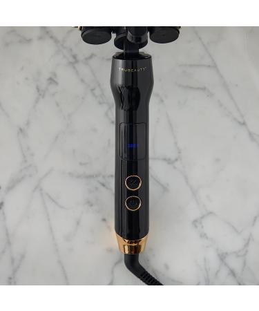 Tru Beauty Foldable 3 Barrel Curling Iron with LED Display - Quick Heat, Tangle-Free Cord - Automatic Hair Styling Tool for All Hair Types in Black - Buy Online on GoSupps.com