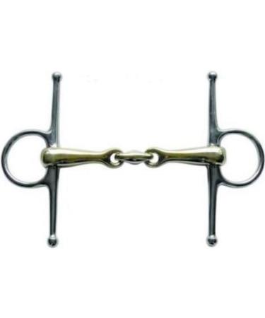 HKM 9897.1118 Full Cheek Snaffle Argentan with stainless steel rings 16 mm - Buy Online on GoSupps.com
