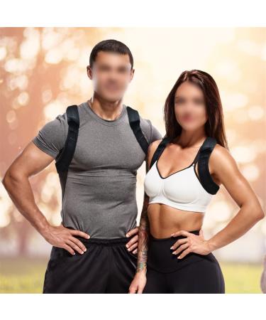 n/a Posture Corrector Adjustable Spine Back Shoulder Lumbar Brace Support Belt Posture Correction Prevent Slouching (Color : Black Size : One size) Handmade Full moon lofty ambition - Buy Online on GoSupps.com