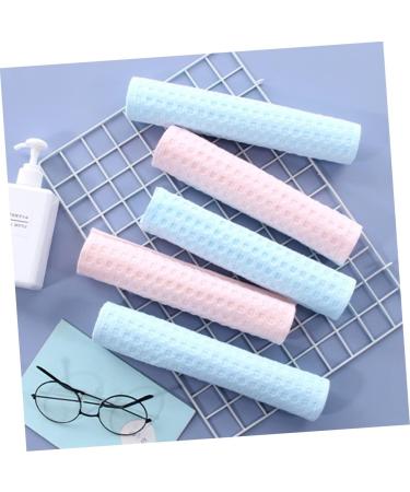 4pcs FRCOLOR Cotton Towel Set | Absorbent Makeup Remover & Facial Washcloths | Bathroom & Bath Supply Accessory | Baby Scarf | Blue - Buy Online on GoSupps.com