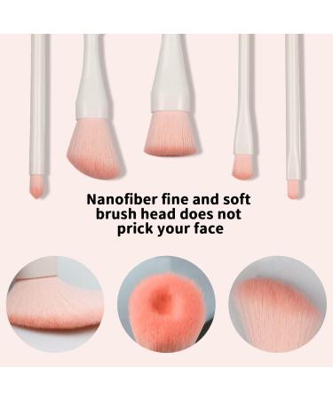 WUBAYI Convenient Makeup Brush Set-5 Pieces Daily Essential Makeup Brushes-Beauty Tools Grooming Full Set Makeup Brushes Shell 5-in-1 Mirror Brush Set lightweight and convenient for travel daily use - Buy Online on GoSupps.com