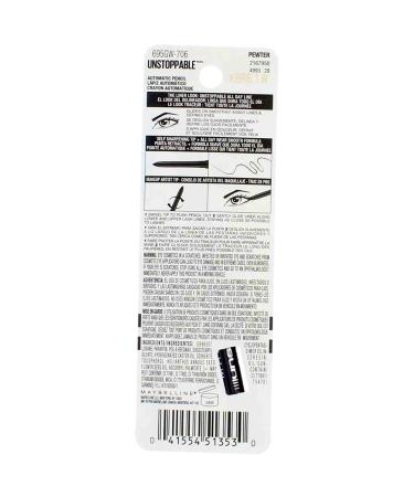 Maybelline Unstoppable Eyeliner in Pewter - 2 Pack | Long-lasting Formula - Buy Online on GoSupps.com
