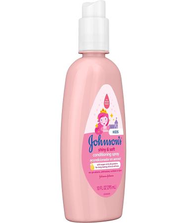Johnson's Baby Kids Shiny & Soft Conditioning Spray - 10 fl oz (295 ml) for Tangle-Free Hair - Buy Online on GoSupps.com