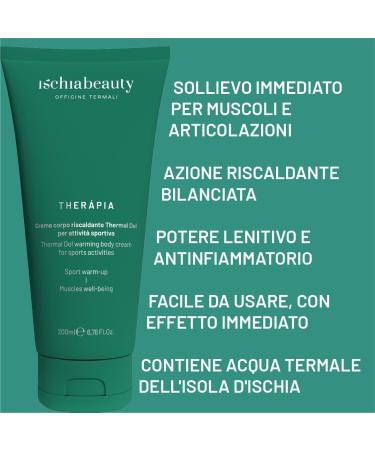 Ischia Thermal Dol | 200ml de cr me chauffante | D tend la peau et procure du bien- tre en r chauffant la surface | Cosm tique thermique de l' le d'Ischia | Id al pour ceux qui pratiquent le sport - Buy Online on GoSupps.com