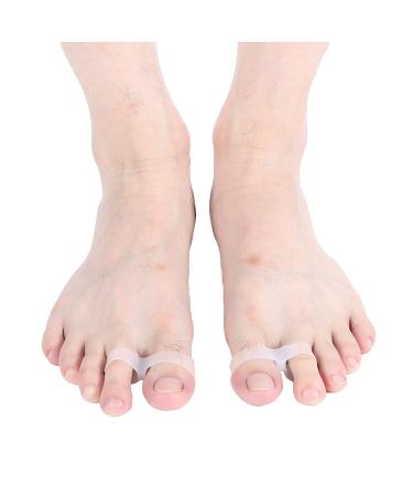 2Pcs Slimming Silicone Foot Massage Magnetic Toe Ring Magnetic Therapy Slimming Toe Rings Weight Loss Toe Rings Silicone Toe Massage Tool