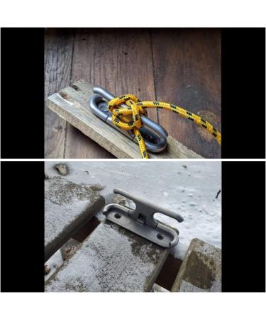 6 inch 2pcs Thorn Boat Folding Cleat with Eagle Handle, Stainless Steel - Set of 2 - Buy Online on GoSupps.com