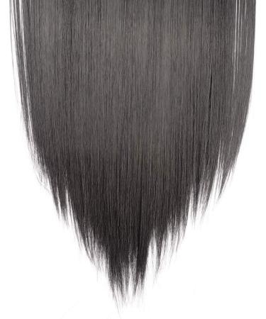 8PCS Clip in Hair Extensions - Jet Black 24inch Synthetic Hair Piece for Full Head - Buy Online on GoSupps.com