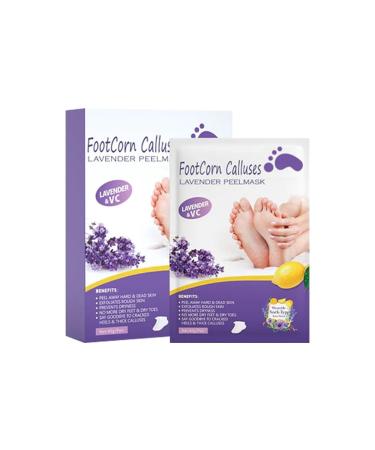 CAOQAO Foot Peel 3 Pack Exfoliator Peel Off Dead Skin Remover 53ML Nail Care Products (Purple One Size) 40 g (Pack of 1) Purple