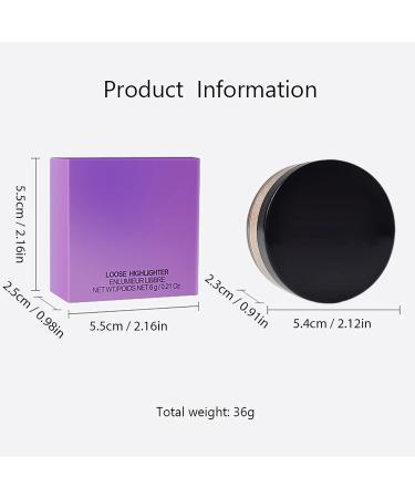  bellv Highlighter Powder for Face | Long Lasting Pearlescent Free Highlighter Powder - Oil Control Face Makeup for a Radiant Look Suitable for All Skin Tones Easy to Apply Bellv - Buy Online on GoSupps.com