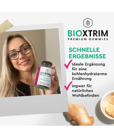 BIOXTRIM Keto Gummies - 3 x 60 Fruit Gummy Bears for Keto Diet | Best Keto-Friendly Gummies for Weight Loss - Buy Online on GoSupps.com