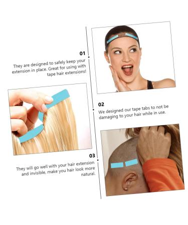 Angoily 6 Sheets double sided sticker double sided tape Adhesive strip Accessories wig adhesive tape patch hair extensions supplies pu water proof film Reissue block - Buy Online on GoSupps.com