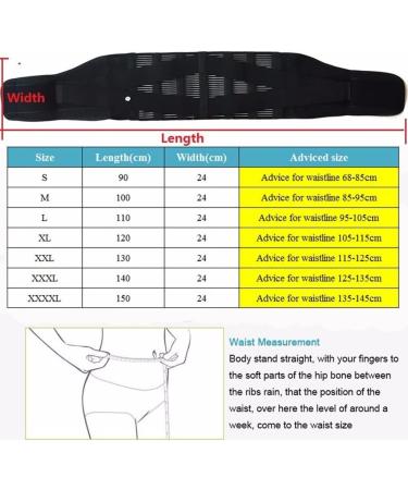 Botizr Lumbar Support Belt for Back Pain Relief - Size L | Waved Intervertebral Disc Support - Buy Online on GoSupps.com