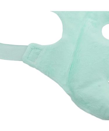 Heat Ice Face Cover | Flexible Cooling Gel Mask for Swelling Relief - Soft & Safe (Light Green) | International Shipping Available - Buy Online on GoSupps.com